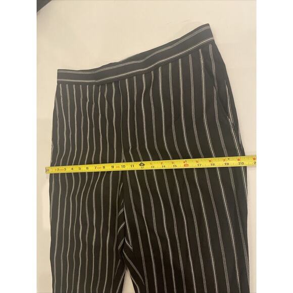 Ralph Lauren Collection Purple Label Pinstripe Wool Pants 12 Straight Leg Runway - Picture 13 of 16